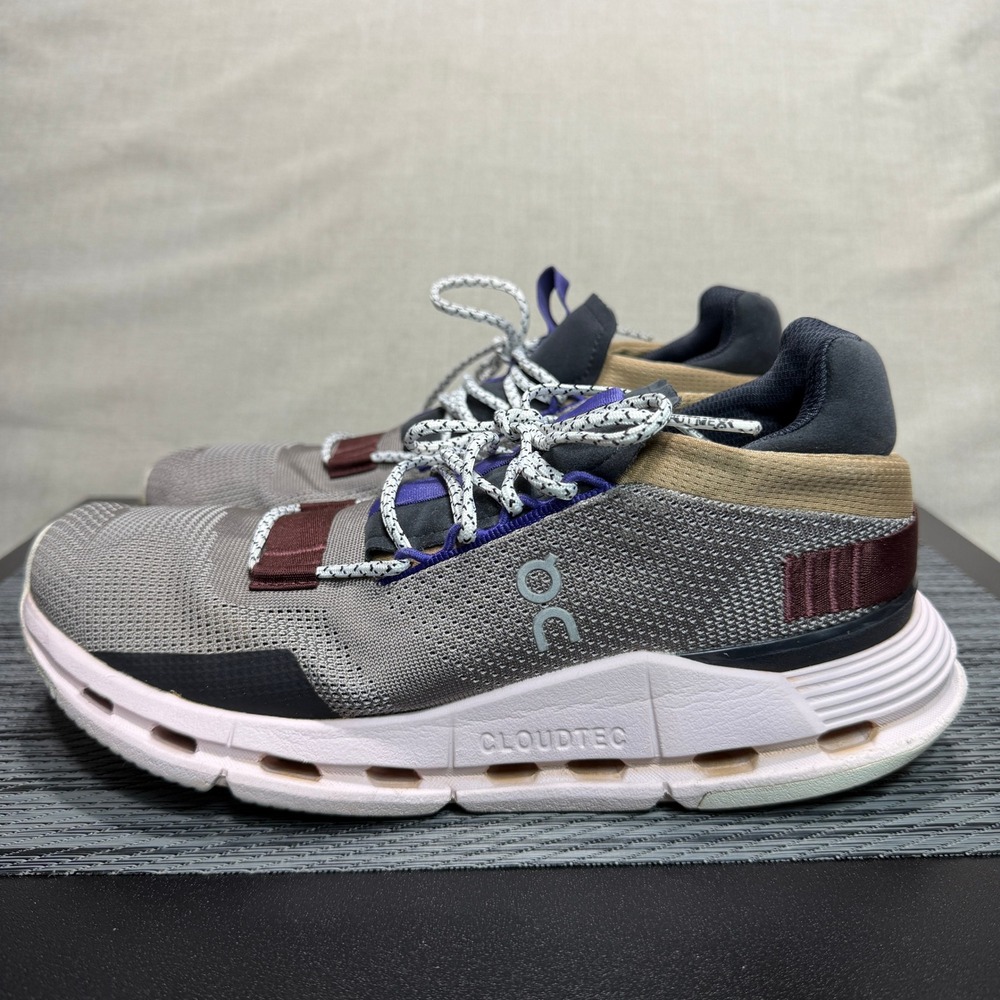 On Cloud Cloudnova Running Shoes - Womens 9 - Purple Burgundy 26.98388